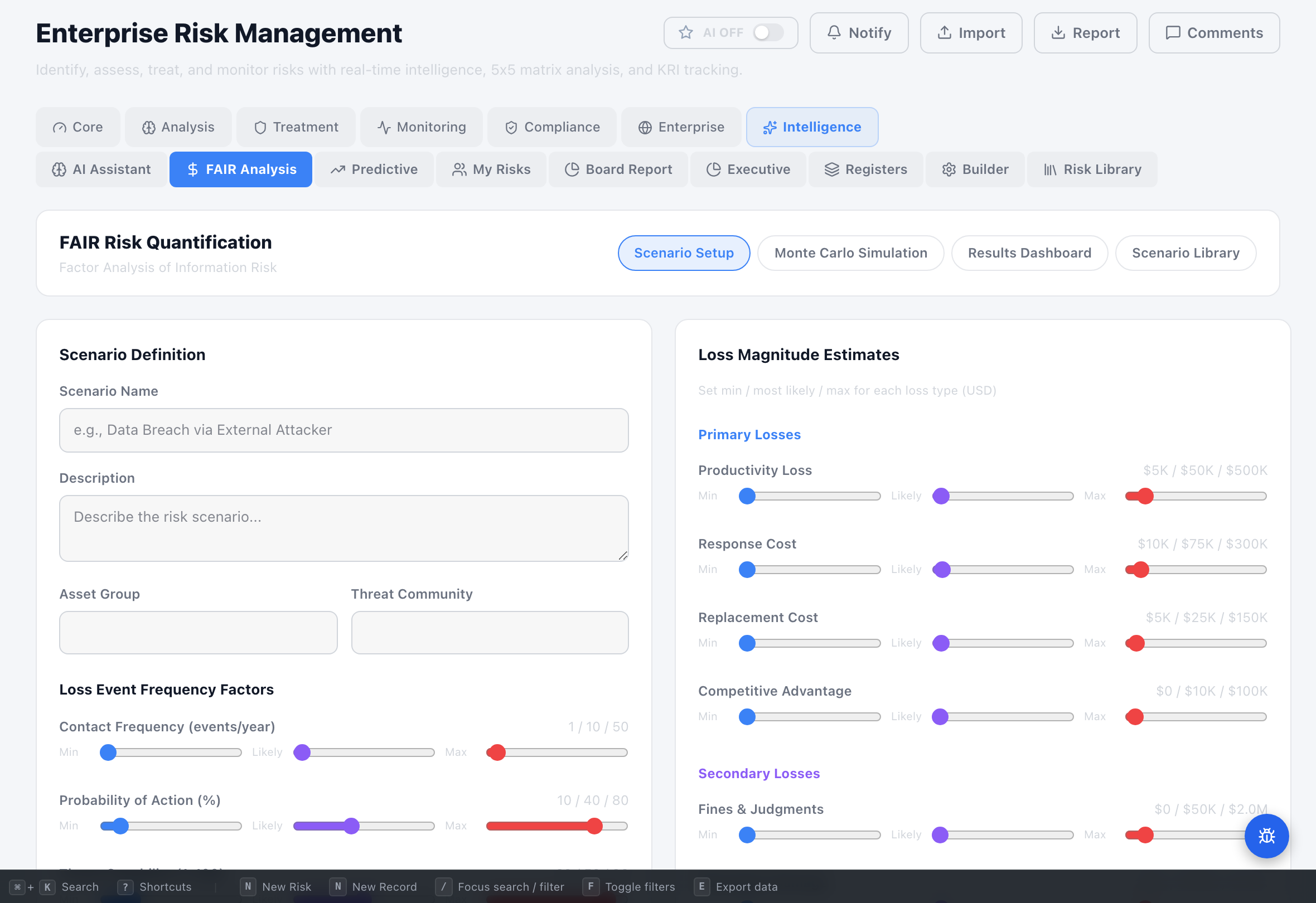 Risk Management — view 4