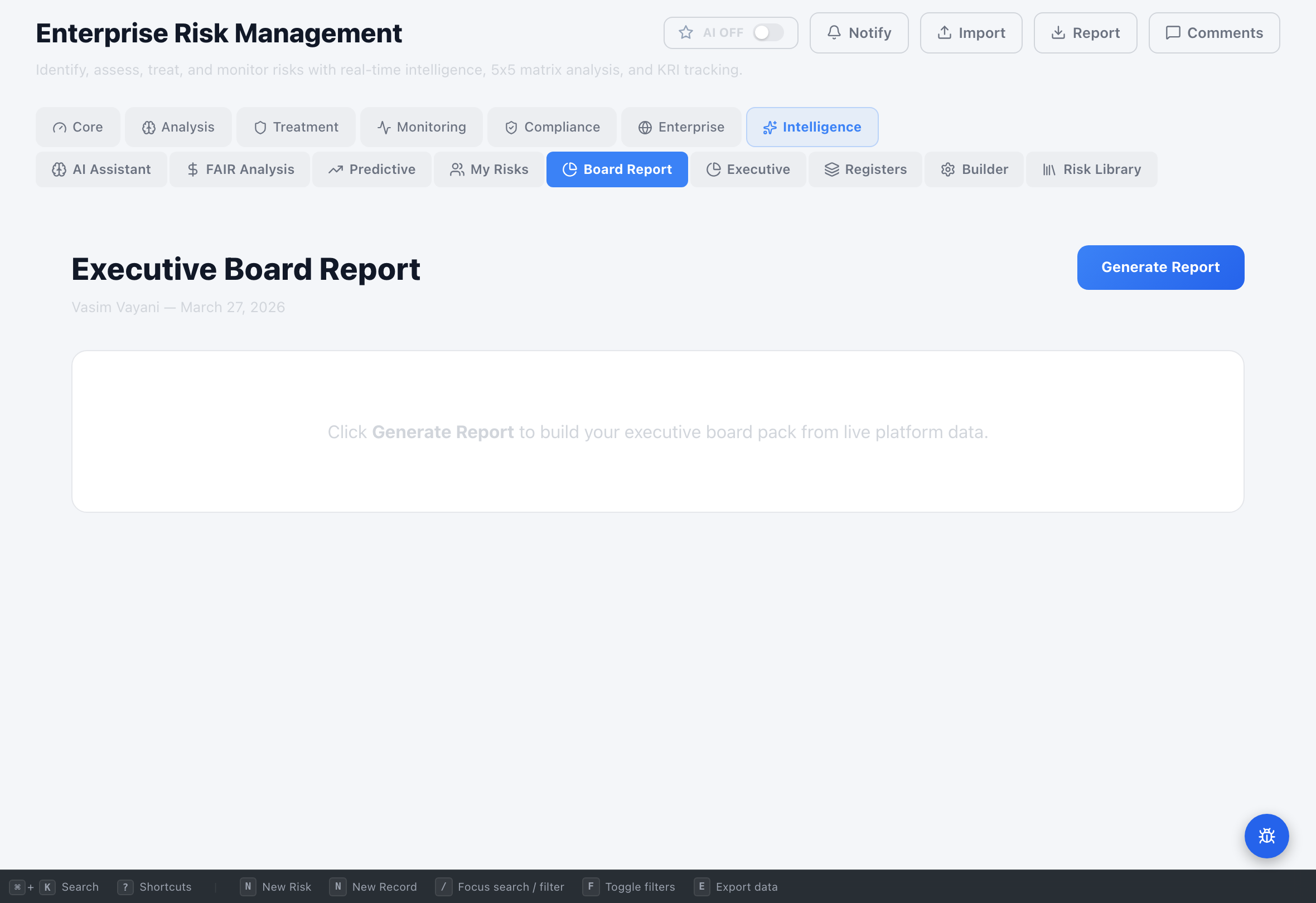 Risk Management — view 7