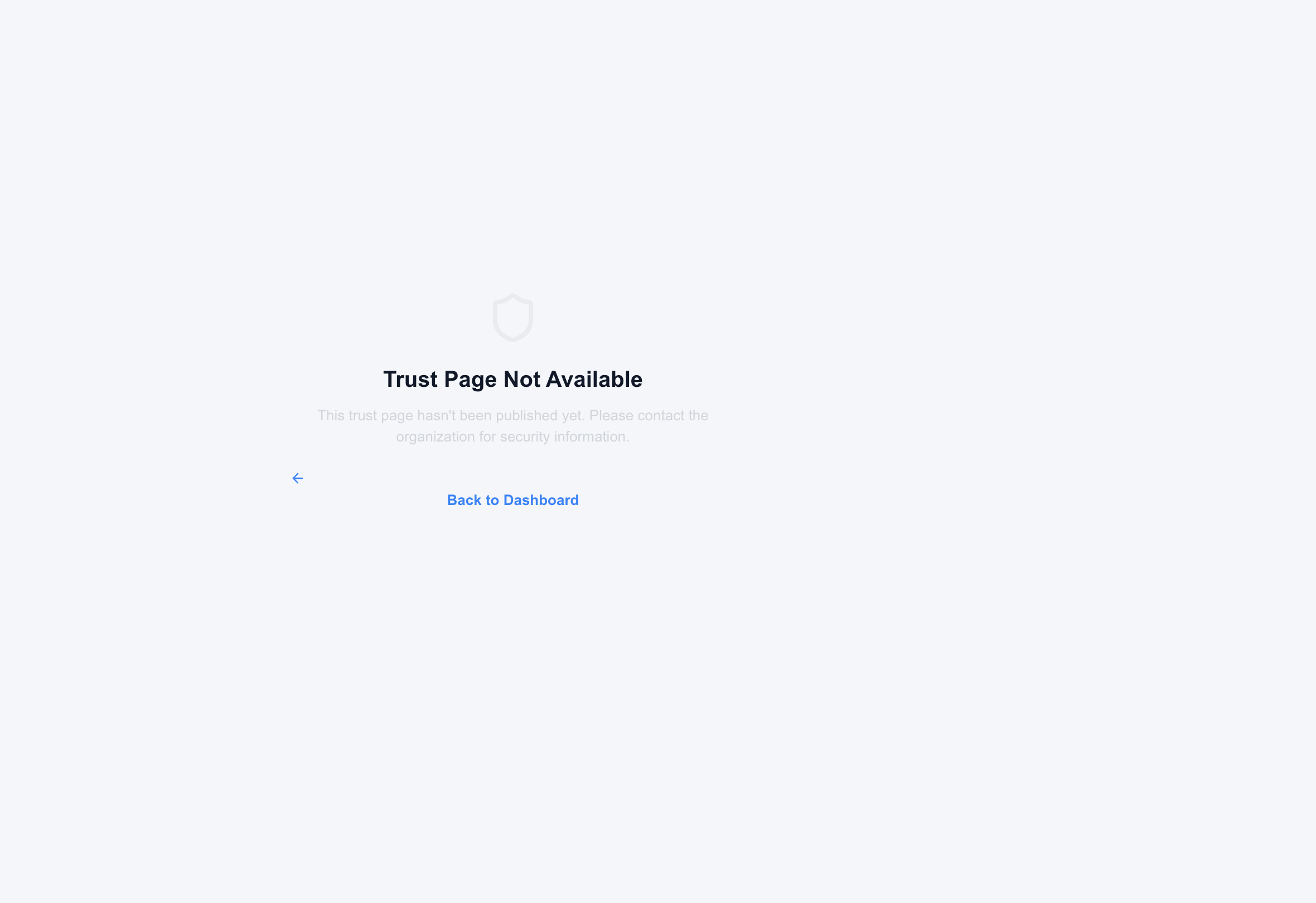 Trust Center — Compliance Enablers platform